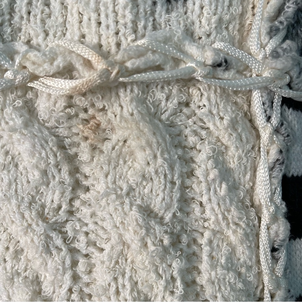 Mariea Kim Patchwork Apple Checkboard Vintage Swe… - image 5